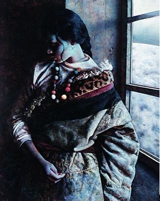 艾轩 《暴风远去》 100×80cm 1992