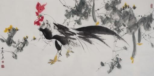 司马连义(1947年?)《花鸟画》