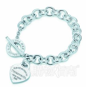 Tiffany&Co. 蒂芙尼Return to Tiffany系列 Heart Tag Toggle针扣手链