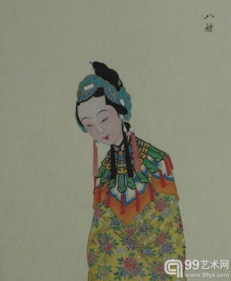 梅兰芳藏清宫戏曲人物画