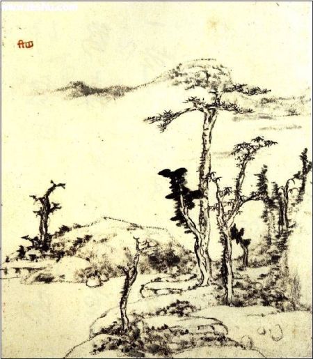 八大山人山水画作