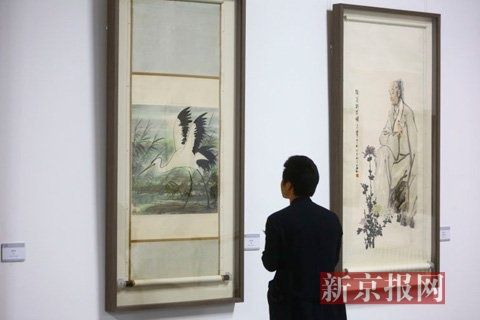 李可染展览图片。新京报记者 浦峰 摄2