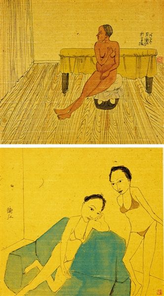 关馆推出“墨变?陌生的当代??中国当代水墨艺术展”，图为展出作品。 （资料图片）