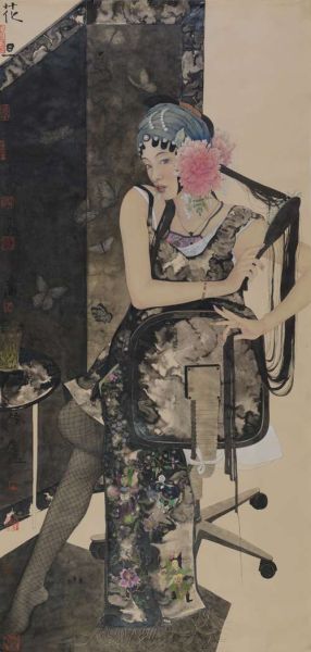 《花旦》180x95cm 2012