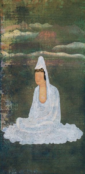 阿海，观自在，132×65cm，纸本水墨，2015