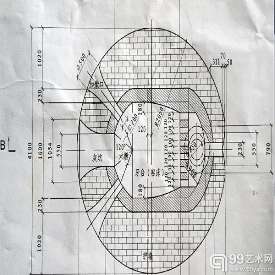 明初期色窑图纸