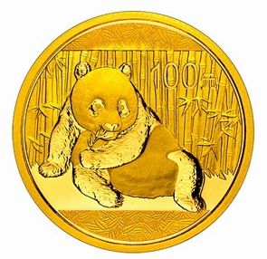 2015熊猫1-4oz金背